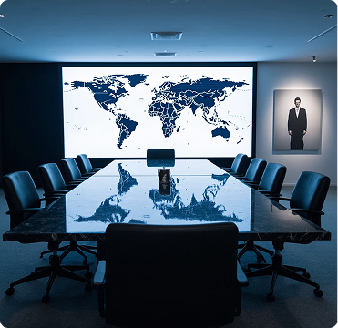 James Bond 007 concept with sophisticated monochrome palette, dramatic spotlighting, and sleek espionage-inspired design